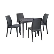 Set vrtnega pohištva Malinda 4+1 grafit