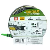 Procraft Črno-rumena vrtna cev PR-4KAT1325F
