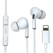 Yesido - Stereo slušalke (YH-36) - In-ear, Lightning, 1,2 m - Bele