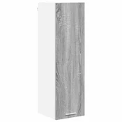 Vidaxl Viseča omarica Siva Sonoma 30 x 31 x 100 cm Konstruiran les