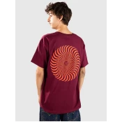 Spitfire Classic Swirl Overlay Shirt  red & black