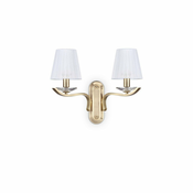 Ideal Lux - Stenska svetilka PEGASO 2xE14/28W/230V zlata