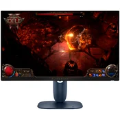 Monitor Alienware AW2725DM 27, 2560x1440, QHD, 180Hz, IPS Antiglare, 16:9, 1000:1, 400 cd/m2, NVIDIA G-SYNC + AMD FreeSync, 1ms, 178/178, 2xDP, HDMI, 2xUSB 3.2, USB-B, Tilt, Swivel, Pivot, Height Adjust, 3Y