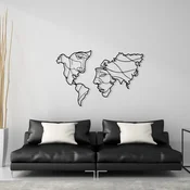 Opviq Zidna dekoracija Suret, 139x89 cm, 1.2mm, Crna