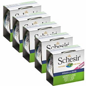 Schesir dog puppy piščanec z aloe vero 5x150 g