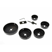 GEKO Set kronske žage za mavčne plošče in les 64-127mm