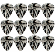 Fender 351 Shape Premium Picks Thin Zebra 12 Pack