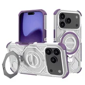 Hibridna maska Carbon Shield Pro za iPhone 17 Pro - purple transparent