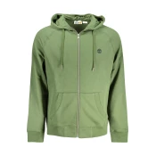 TIMBERLAND MEN'S ZIP-UP SWEATSHIRT GREEN