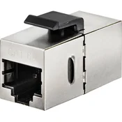 Renkforce Renkforce RJ45 omrežni adapter CAT 6a [1x RJ45 vtičnica 8p8c - 1x RJ45 vtičnica 8p8c], (20428742)