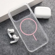 Maska Mag Case Clear Slim za iPhone 17 Pro roze