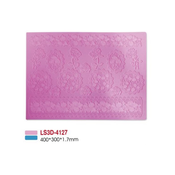 Hani international Kalup za jestivu cipku, Silikonski, 400x300x1.7mm, Roze