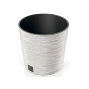 Prosperplast Pokrov za cvetlični lonec FURU ROUND ECO WOOD 2v1 plastika d25x25cm