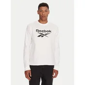 Reebok Majica z dolgimi rokavi RK25138CCM Bela Regular Fit