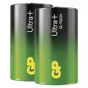 Baterija GP ULTRA PLUS alkalna LR20 D 2 kos