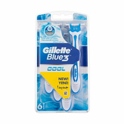 Gillette Blue3 Cool brivnik 6 ks