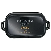 Pekač s pokrovom 30 x 20 cm MAMA ZNA SPEČI SREČO