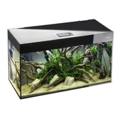 Aquael akvarij Glossy ST 120 Day&Night, črn - 260 L/120 x 40 x 63 cm