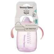 Tommee Tippee nastavek za lonček lonček z ustnikom in ročaji, 6m+, 240ml pink