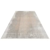 Opviq Tepih 100x200cm Krem-Zlatni