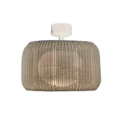 Stropna svetilka Bover LED Fora, naravna bela/bež, O 50 cm - Dizajn - naravna bela, bež - Aluminij