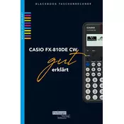 CASIO fx-810DE CW gut erklärt