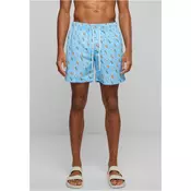 Swimsuit with light blue/ice pattern