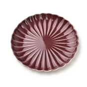 Mondex desertni krožnik porcelan Affekdesign Evie Burgundy 20,5x3 bordo 1pc, (5000301956)