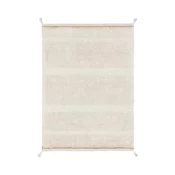 Kremno bela pralna ročno tkana bombažna preproga 120x160 cm Bloom Natural – Lorena Canals