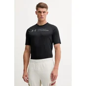 Kratka majica za vadbo Under Armour UA Tech Reflective moška, črna barva, 6005116