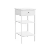 Songmics Nočna omarica 35x35x70 cm Bela