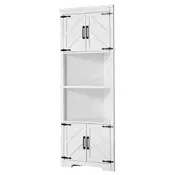 VEVOR Kotna shramba omara 685x360x1710 mm Bela