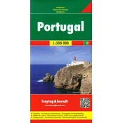 Freytag & Berndt Portugalska 1:500.000. Cestni in turistični zemljevid.