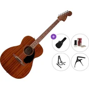 Fender California Standard Monterey Premium SET Natural Sapele Akustična kitara Jumbo
