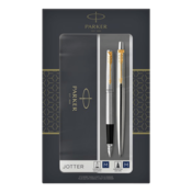 Parker Jotter Duo GT set, srebrn