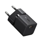 BASEUS GaN5 mini mrežni brzi punjač 25W USB-C 100W-os 1m-es sa kabelom crno