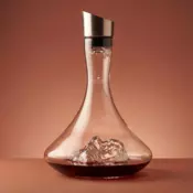 Alaskan Maker Steklen DEKANTER za vino s topografijo Grossglockner AMTOPO-C-GG