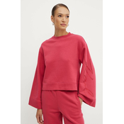 Dukserica Karl Lagerfeld za žene, boja: crvena, s aplikacijom, 245W1800
