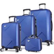 MyValice Set kofera 1338, 4 dela, Plavi