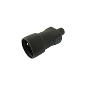 Legrand 50446 - Gumena uticnica 2P+T 16A/250V IP44 crna