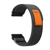 INF Najlonski pašček za uro Garmin Fenix 8/7X Pro/6X5X965 s hitrim sproščanjem Black+Grey 20 mm, (21683012)