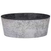 Umivaonik crni O 40 x 15 cm mramorni