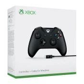 Gamepad Microsoft XBOX ONE Wireless Black + Cable For Windows
