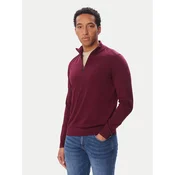 Bugatti Pulover 7500-25520F Bordo rdeča Regular Fit