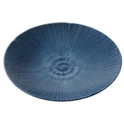 Jedilni krožnik ICE SAPPHIRE 24 cm, modra, keramika, MIJ