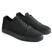 Mona Footwear Muške kožne patike, Crne