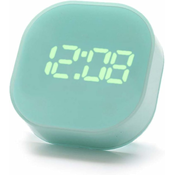 Generic GENERIC Majhna digitalna LED budilka za otroke, USB/baterija, 12/24H, ?/? (zelena), (21132378)