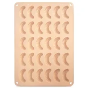 Orion Silikonski kalup za torte i praline, bež, kroasani, 34,5x24,5x1,2 cm