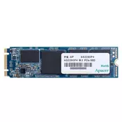 SSD disk 256GB M.2 NVMe APACER AS2280P4, AP256GAS2280P4-1