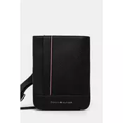 TOMMY HILFIGER Torba za čez ramo  rdeča / črna / bela